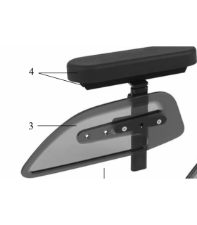 Reposabrazos completo silla de ruedas Ottobock
