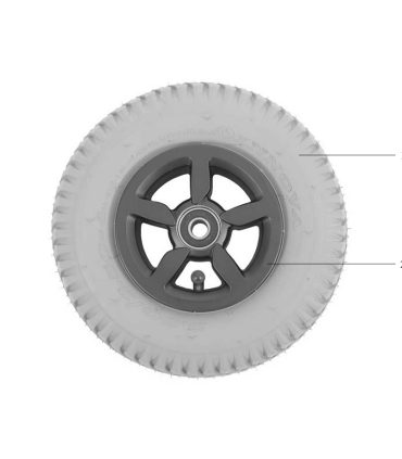 Cubierta Neumática 2.80/2.50-4 (220x60) Gris Tacos Innova