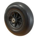 Rueda Antipinchazos PU 8x2 200x50 Negra Rayada
