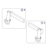 Soporte reposapiés silla de ruedas Invacare (varios modelos)