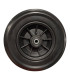 Rueda Antipinchazos PU 7x1.3/4 180x44 (47-93) Negra Rayada