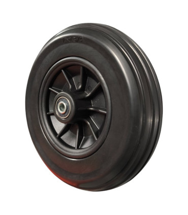 Rueda Antipinchazos PU 7x1.3/4 180x44 (47-93) Negra Rayada