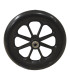 Rueda Antipinchazos PU 8x1.1/4 (200x25) Negra Lisa