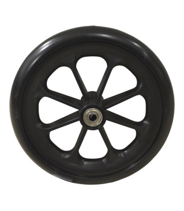 Rueda Antipinchazos PU 8x1.1/4 (200x25) Negra Lisa
