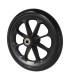 Rueda Antipinchazos PU 8x1.1/4 (200x25) Negra Lisa