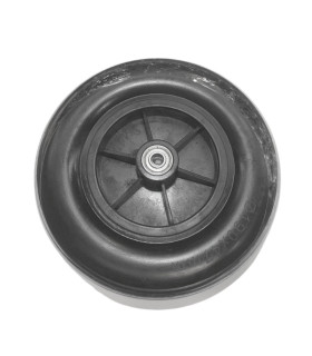 Rueda Antipinchazos PU 8x2 200x50 Negra Rayada