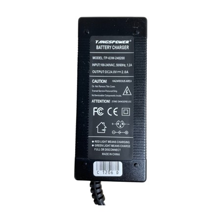 Cargador TangsPower 24V 2A baterías AGM o GEL