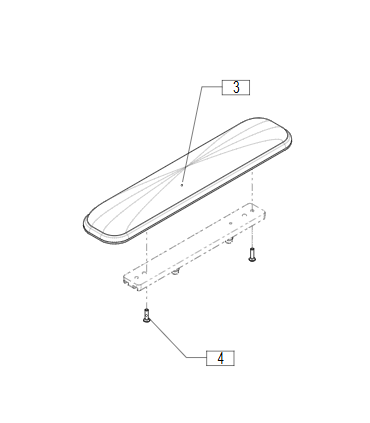 Almohadilla reposabrazos confort 400mm silla de ruedas Q700