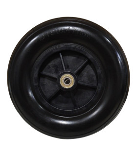 Rueda Antipinchazos PU 8x2 200x50 Negra Rayada