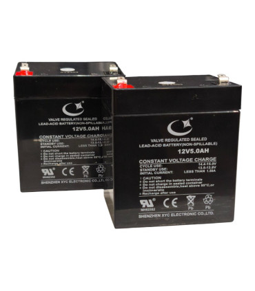 PAR de baterías 12V 5Ah SHENZEN XYC Electronic