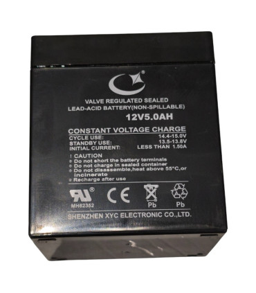 PAR de baterías 12V 5Ah SHENZEN XYC Electronic