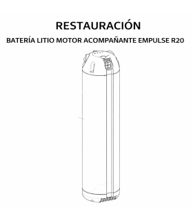 Restauración batería litio motor acompañante Empulse R20