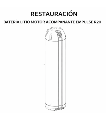 Restauración batería litio motor acompañante Empulse R20