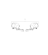 Guardabarros trasero silla de ruedas Quickie Q50 R