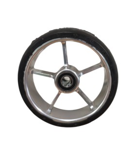 Rueda Aluminio  4x1 1/4 (100x32) 5 Radios Lisa