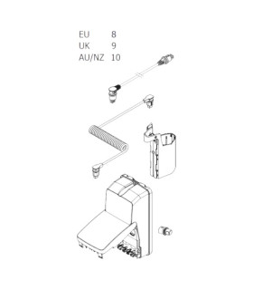Caja de control CA20 cama articulada Invacare Alegio Ng