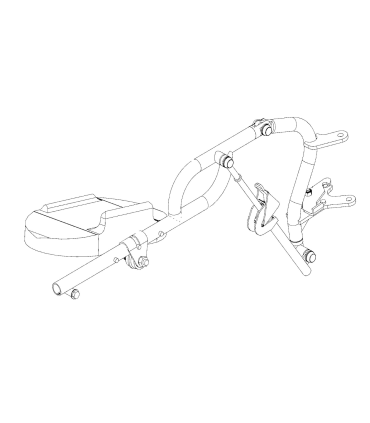 Reposapiés elevable silla de ruedas Q100R / Q200R / Tango / Hula