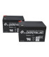 copie de PAR de baterías 6FM14 12V 14Ah LONG WAY