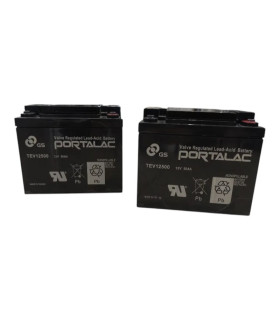 PAR de baterías Portalac TEV12500 12V 50Ah