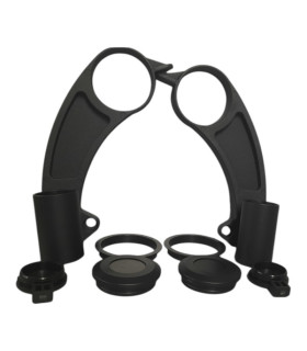 Soporte horquilla rueda delantera silla de ruedas Q50 R
