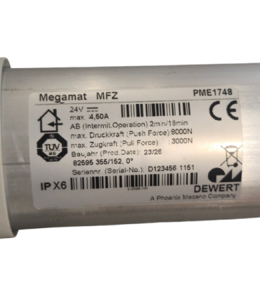 Actuador lineal eléctrico Dewert Megamat MFZ PME1748