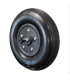 Rueda delantera 8 pulgadas Quickie Q100 R / Q50 R / Q300 Mini