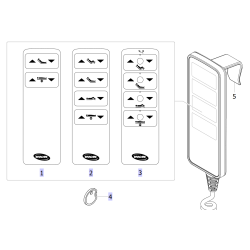 Mando Cama Invacare Alegio NG 8 Botones RJ45
