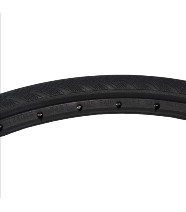 Cubierta Antipinchazos PU 24x1 (25-540) Negra PRIMO (CANAL 18MM)