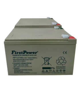 PAR de baterías FirtsPower FP12140 12V 14Ah