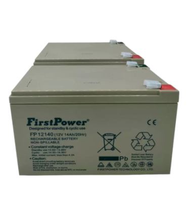 PAR de baterías FirtsPower FP12140 12V 14Ah