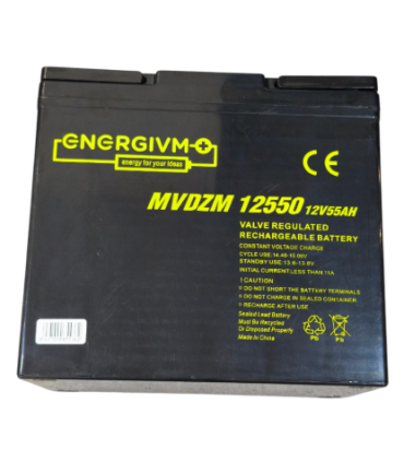 PAR de baterías ENERGIVN MVDZM 12550 12V 55Ah