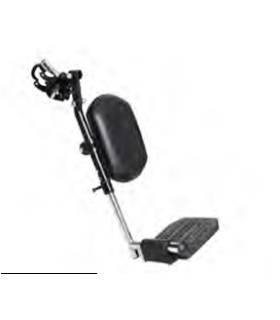 Reposapiés elevable silla de ruedas manual (37mm)