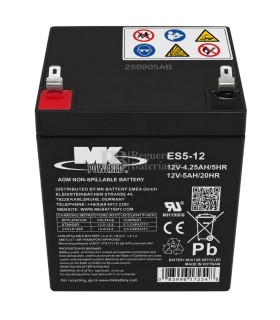 PAR de baterías MK ES5-12 12V 5Ah
