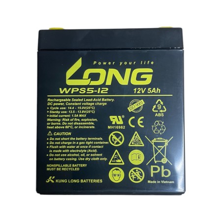 PAR de baterías Long WPS5-12 12V 5Ah
