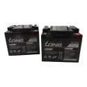 PAR de baterías Long LG50-12N 12V 50Ah
