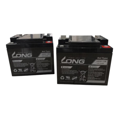 PAR de baterías Long LG50-12N 12V 50Ah