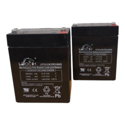 PAR de baterías LEOCH LP12-2.9 12V 2.9Ah