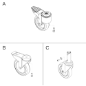 Rueda cama articulada Invacare Alegio NG